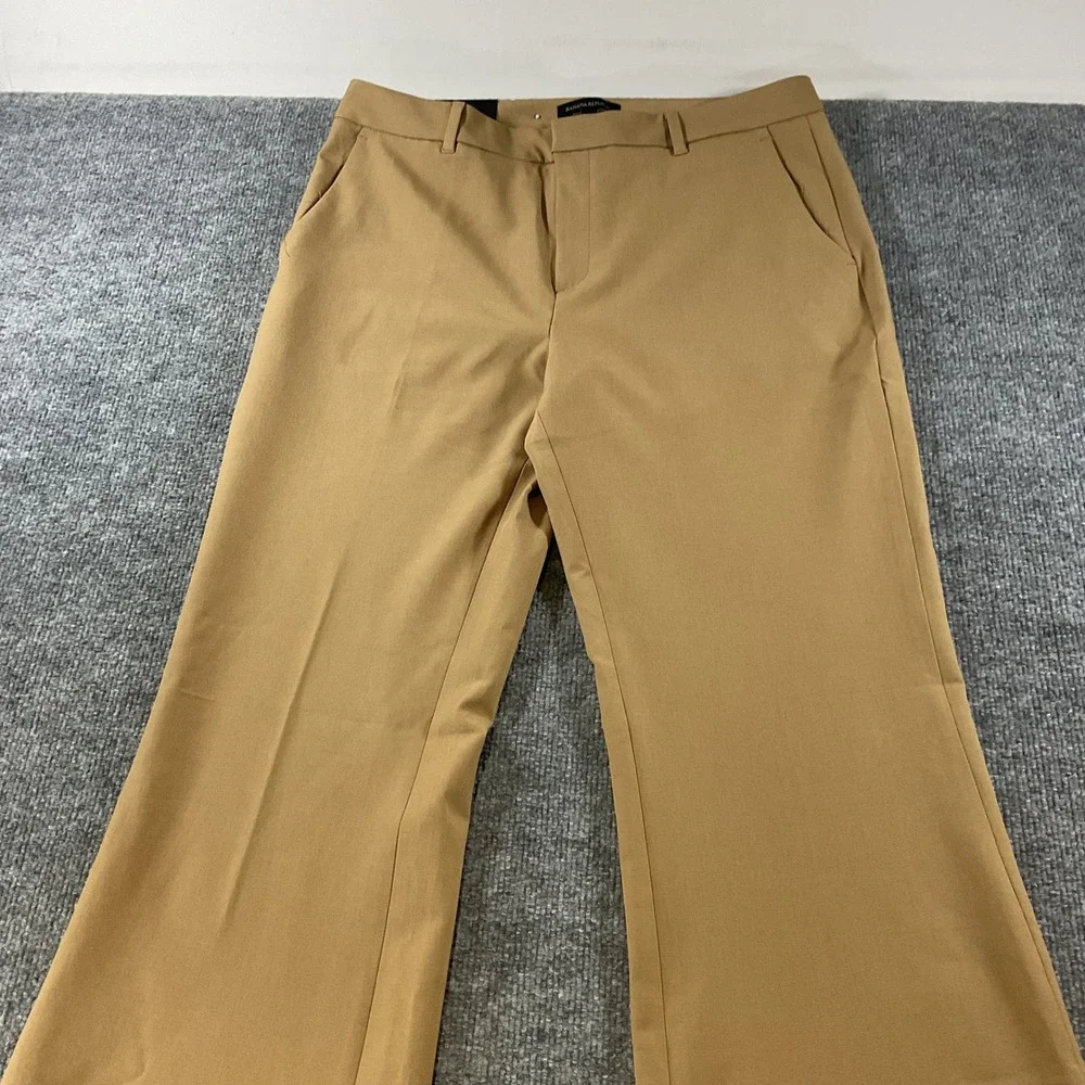 Banana Republic Sculpted Stretch Bootcut Pants Tan Khaki High Rise Size 10 NEW